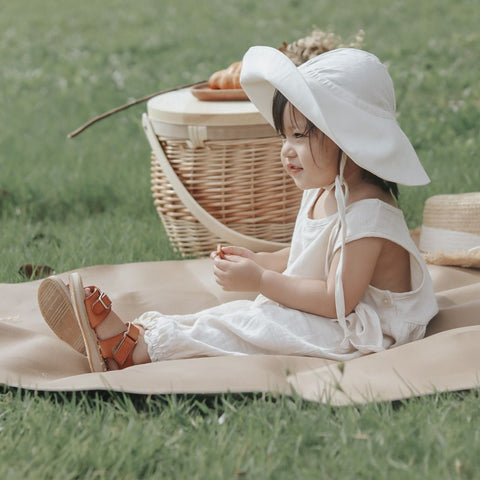 lullypop Toddler's Sun Hat in Cream