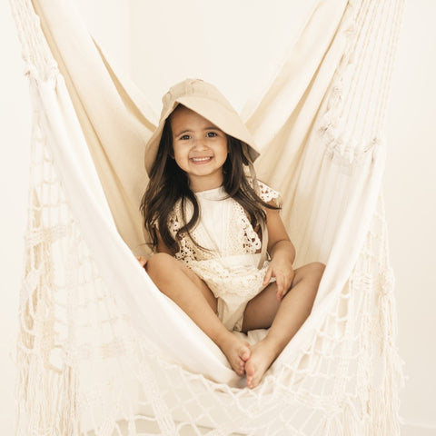 lullypop Toddler's Sun Hat in Latte