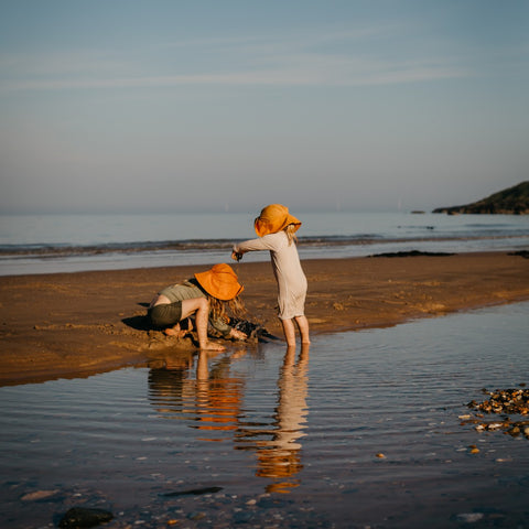 lullypop Toddler's Sun Hat in Sunset