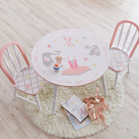 Fantasy Fields Swan Play Table w 2 Chairs