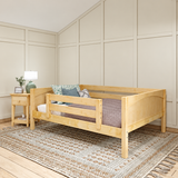 Maxtrix Kids Low Bed w Surround Guards (w Pullout options)