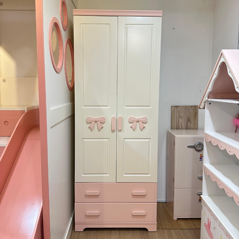HB Rooms 2-Doors Ribbon Wardrobe (Display)