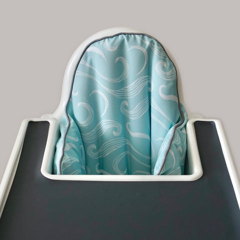 lullypop High Chair Cushion Cover in Waves