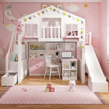 Nukhome Pink Tree House Loft Bed (S001)