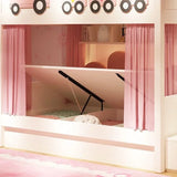 Nukhome Pink Train Kids Bunk Bed (707-16 Bunk)