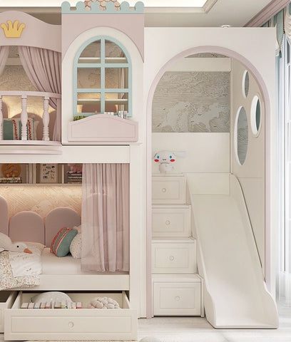 Nukhome Dream Castle Full Height Bunk Bed (Customizable)