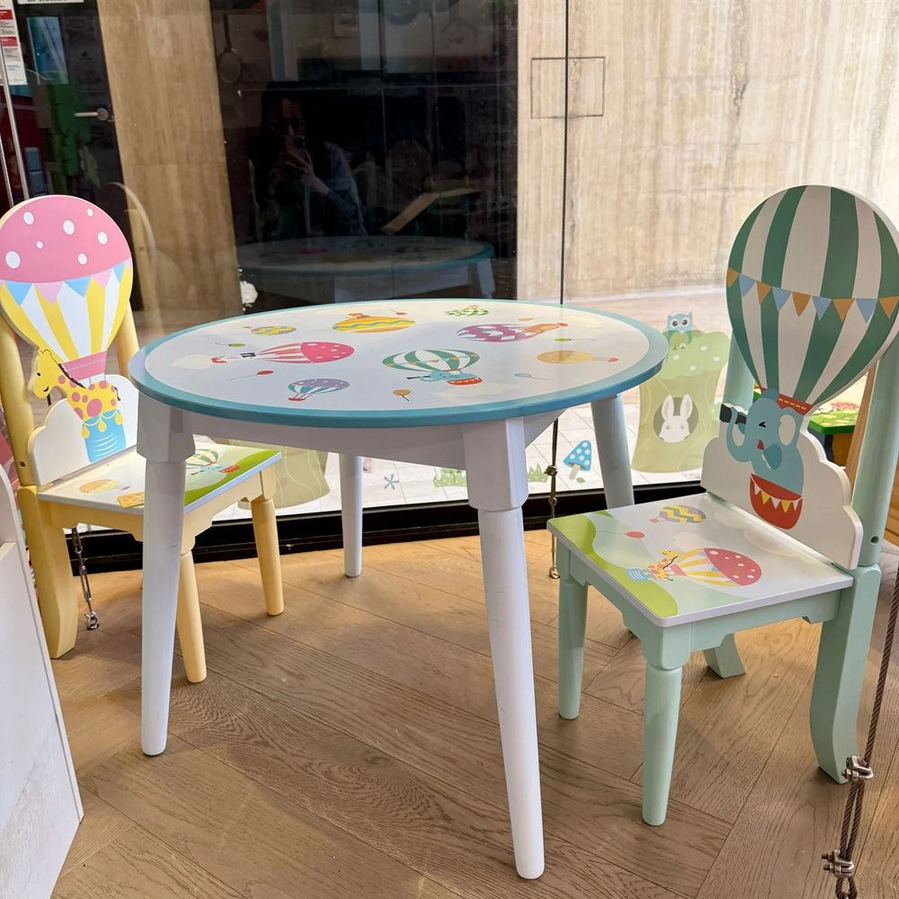 Fantasy Fields Hot Air Balloon Kids Play Table w Chairs (Display)