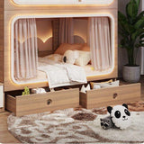 Nukhome Brown Mountain Bunk Bed (505-1)