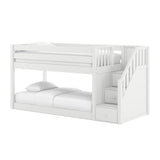 Maxtrix Kids Basic Floor Bunk Bed (Ladder or Staircase)