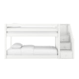 Maxtrix Kids Basic Floor Bunk Bed (Ladder or Staircase)