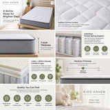 The Bed Gallery 7" Hybrid Pocket Spring Mattress (Various Sizes)