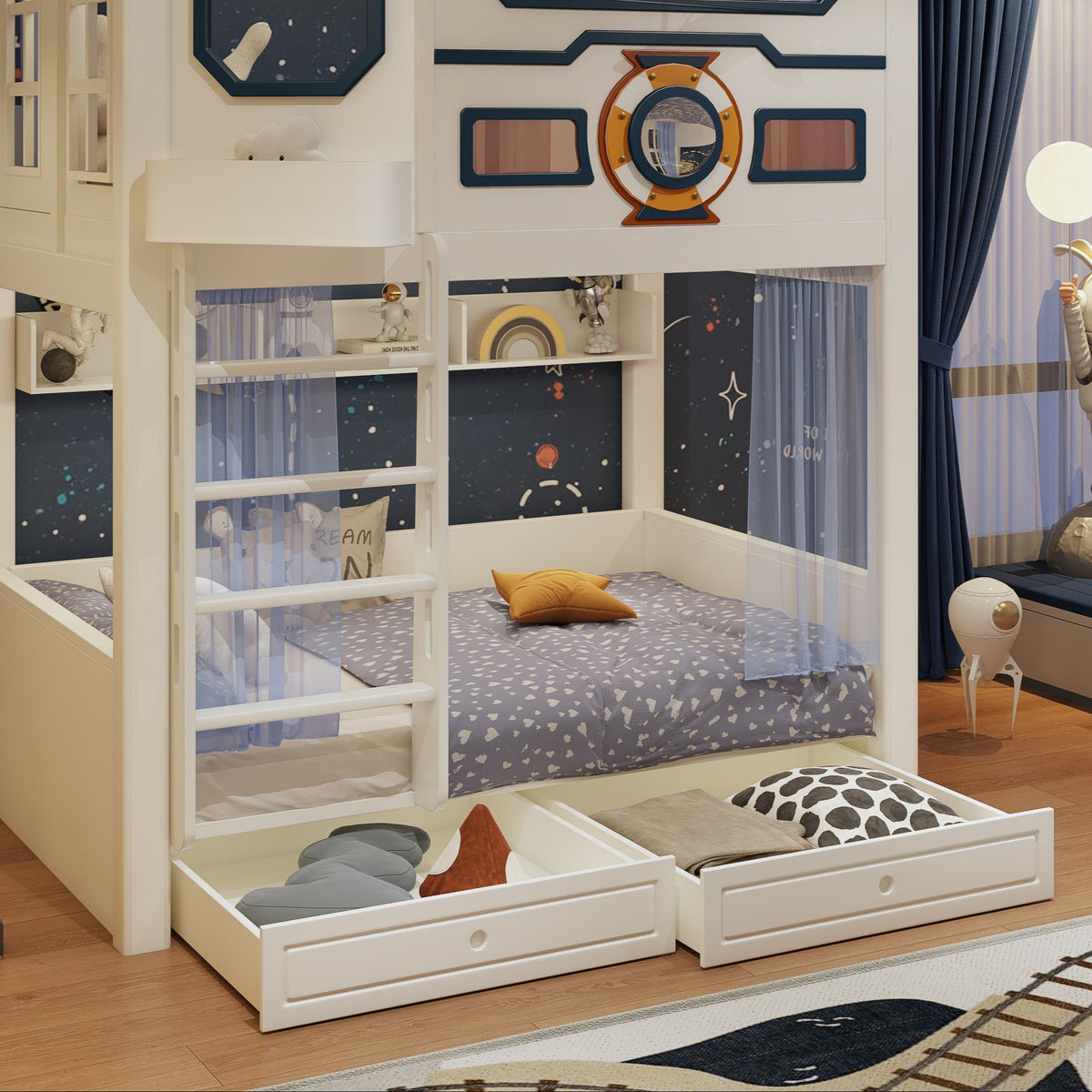Nukhome X-Wing Underbed Storage and Cushion Options