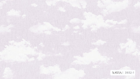 Purple Fluffy Clouds Wallpaper (Xavia 3932-1J)