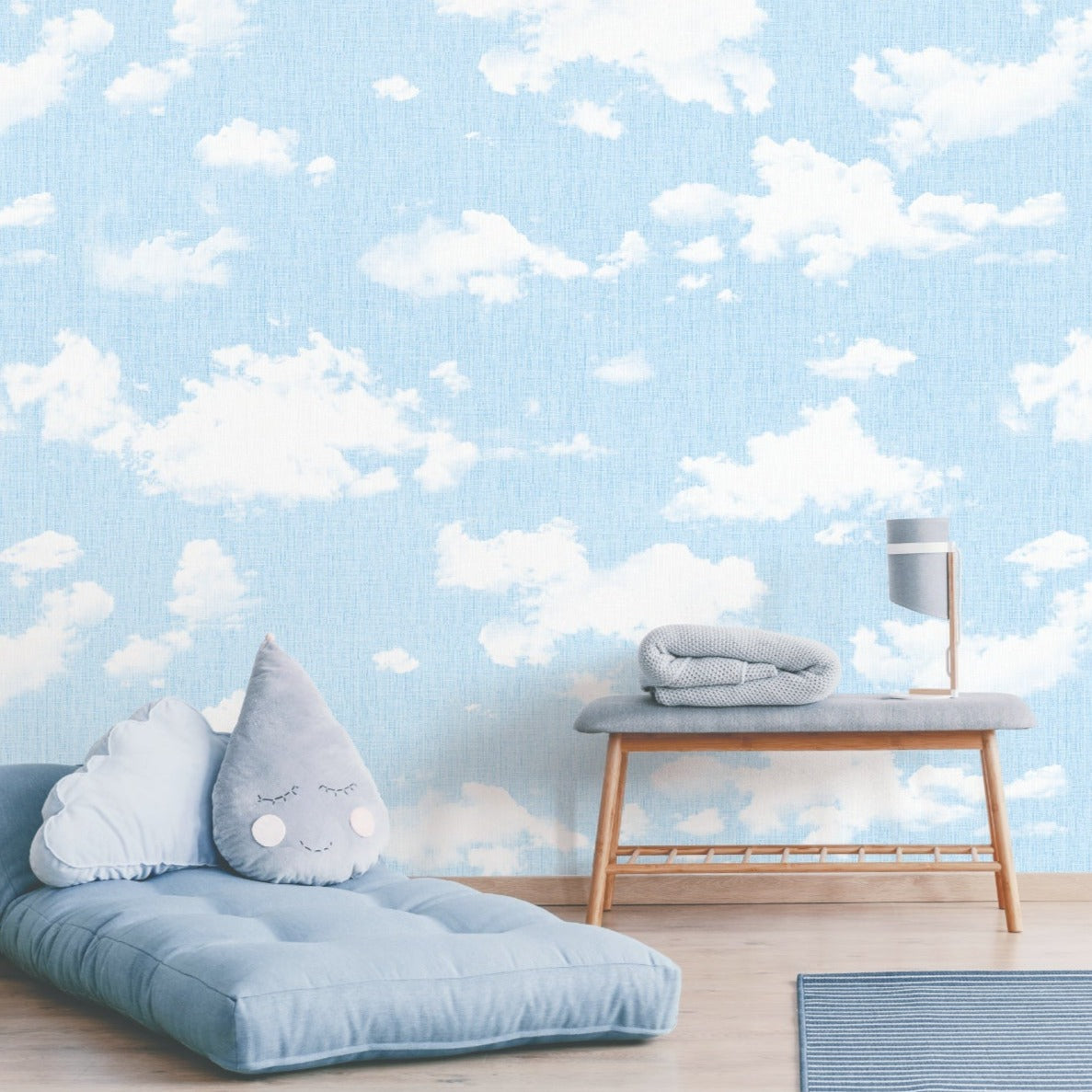 Fluffy Clouds Wallpaper (Xavia 3932-3J)