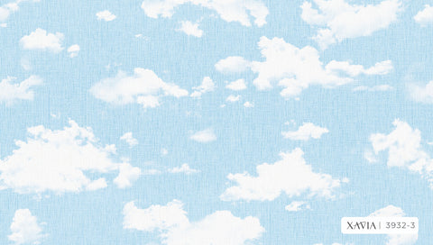 Fluffy Clouds Wallpaper (Xavia 3932-3J)