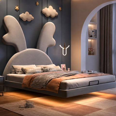 HB Rooms Golden Antler Bed