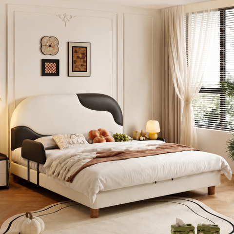 HB Rooms Panda Patch Bed
