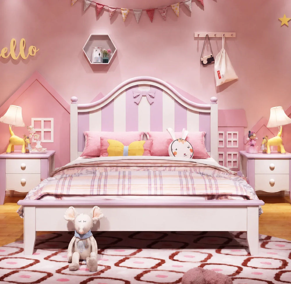 Nukhome Sweet Bow Queen Bed (DR02)