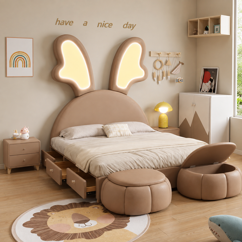 HB Rooms Glowing Ears Bed