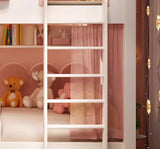 Nukhome Pink Ribbon Bunk Bed (D12)