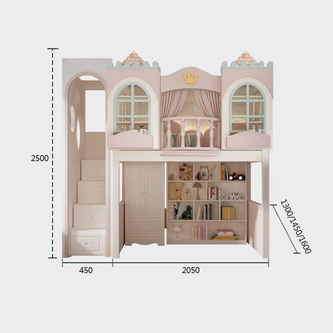 Nukhome Dream Castle Loft Bed (Customizable)