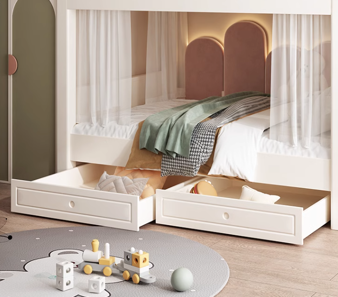 Nukhome Bubblegum Underbed Storage and Cushion Options