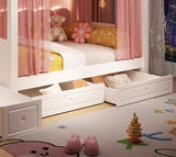 Nukhome Pink Ribbon Bunk Bed (D12)