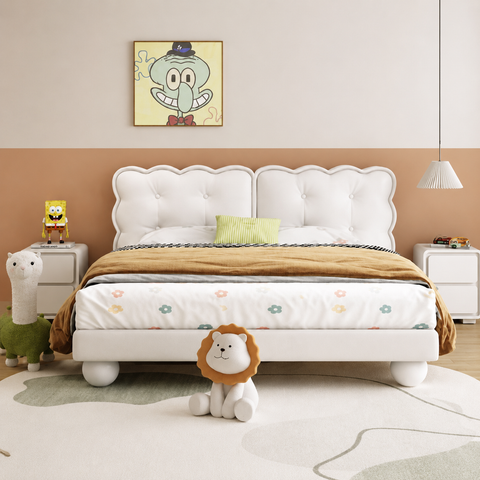 HB Rooms Double Scallop Bed