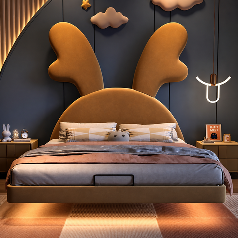 HB Rooms Golden Antler Bed