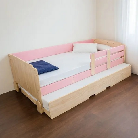 JUNO Modular Low Bed with Pullout (Single or SS)