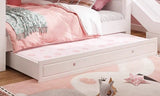 Nukhome Pink Tree House Bunk Bed (S006)