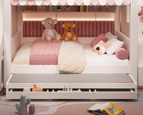 Nukhome Little Rabbit Full Height Bunk Bed (Customizable)