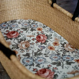 lullypop Fitted Cot Sheet (130x70cm) - Vintage Bloom