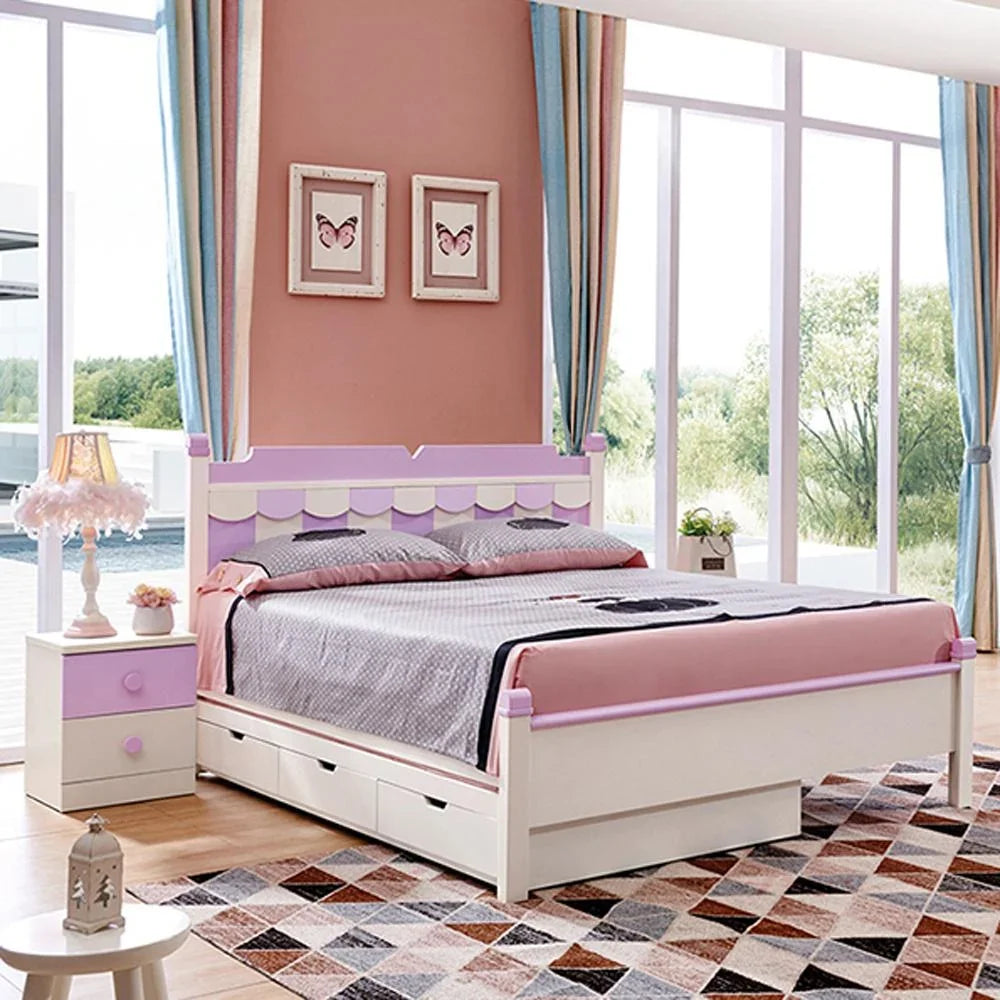 HB Rooms Carousel Queen Bed (#8912) (Smaller size available)