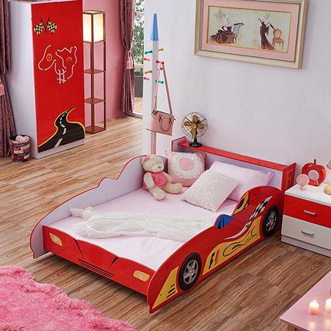 HB Rooms Grand Prix Flat Car Bed - Kids Haven