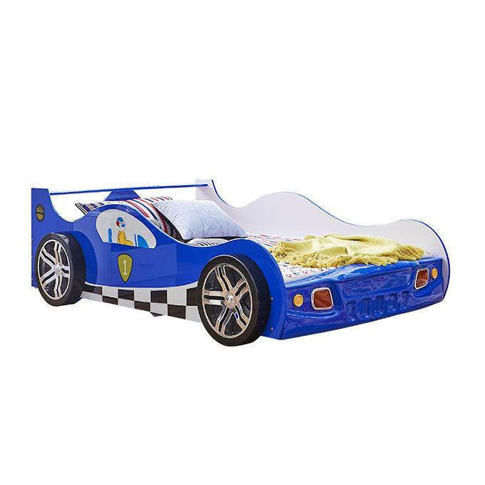 HB Rooms Grand Prix Basic Car Bed (Red or Blue) (Single or Double) - Kids Haven