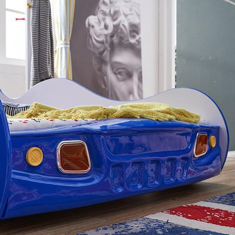 HB Rooms Grand Prix Basic Car Bed (Red or Blue) (Single or Double) - Kids Haven