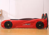 HB Rooms Grand Prix T300 Professional Car Bed (with lights and sound) (Red, Blue or Yellow) (Single or Double) - Kids Haven