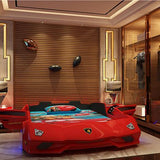 HB Rooms Grand Prix T600 Queen Car Bed (with lights and sound) (King available) - Kids Haven