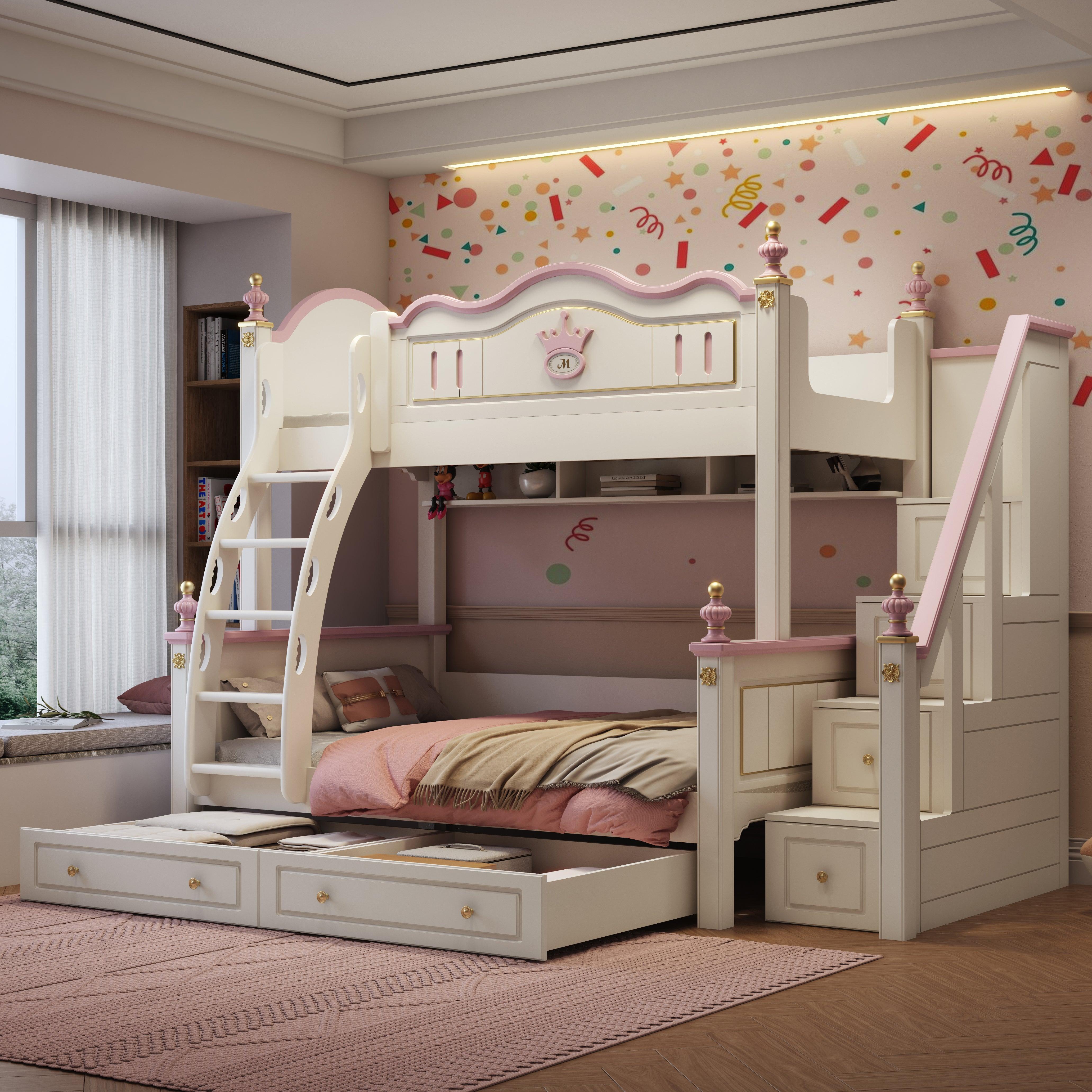 HB Rooms Royal Palace Bunk Bed (1101#P) - Kids Haven