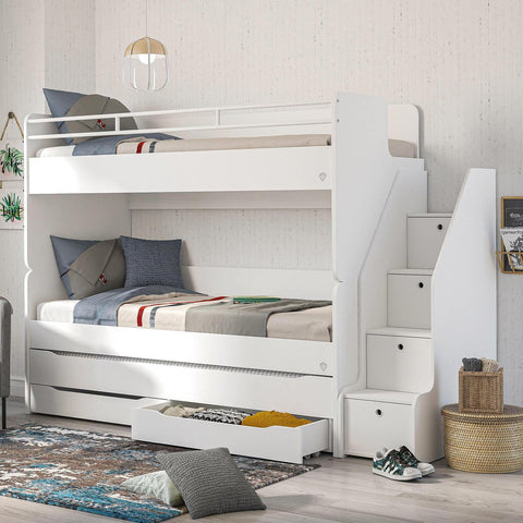 Cilek Studio Drawer Pull-Out Bed White - Kids Haven