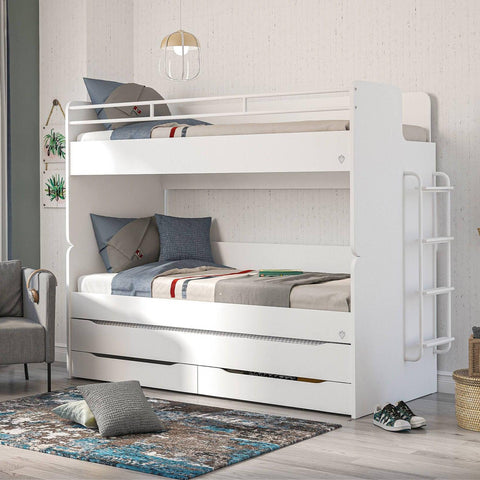 Cilek Studio Drawer Pull-Out Bed White - Kids Haven
