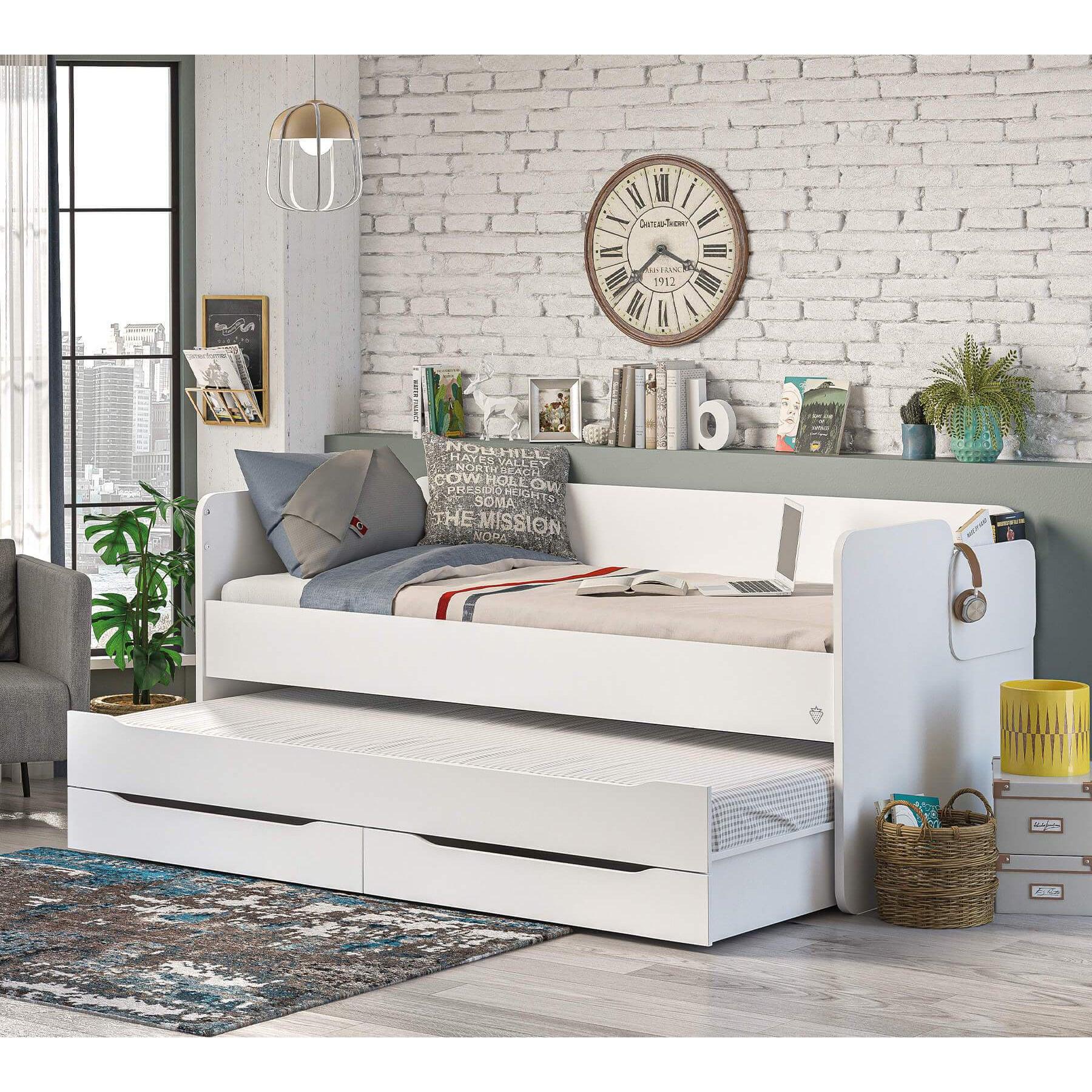 Cilek Studio Bed or Upper Bed White (90X200 Cm) - Kids Haven