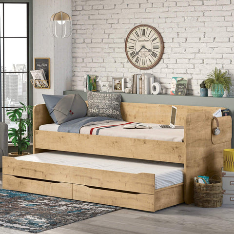 Cilek Studio Bed or Upper Bed Mocha (90X200 Cm) - Kids Haven