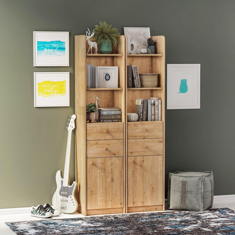 Cilek Mocha Bookcase with Drawer - Kids Haven