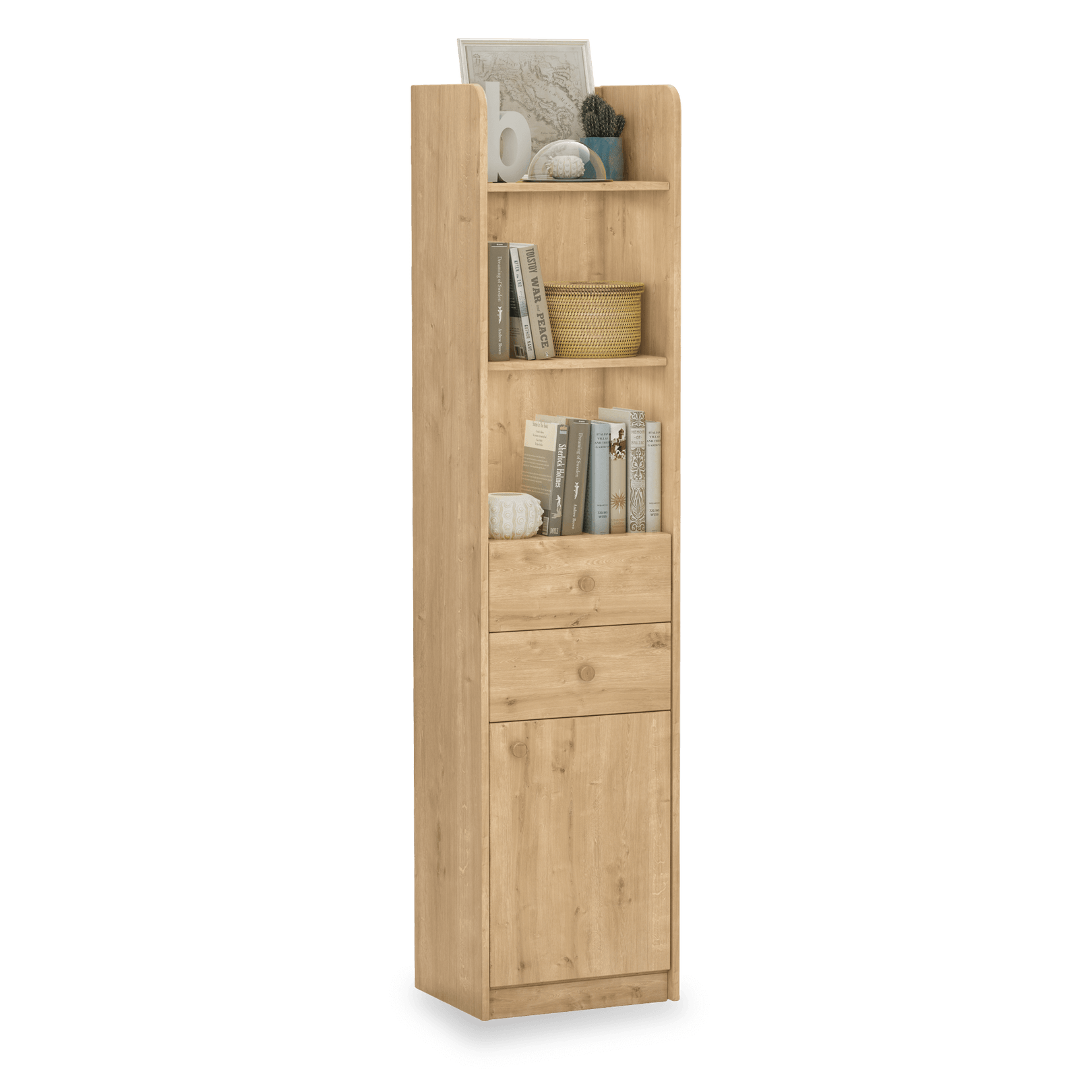Cilek Mocha Bookcase with Drawer - Kids Haven