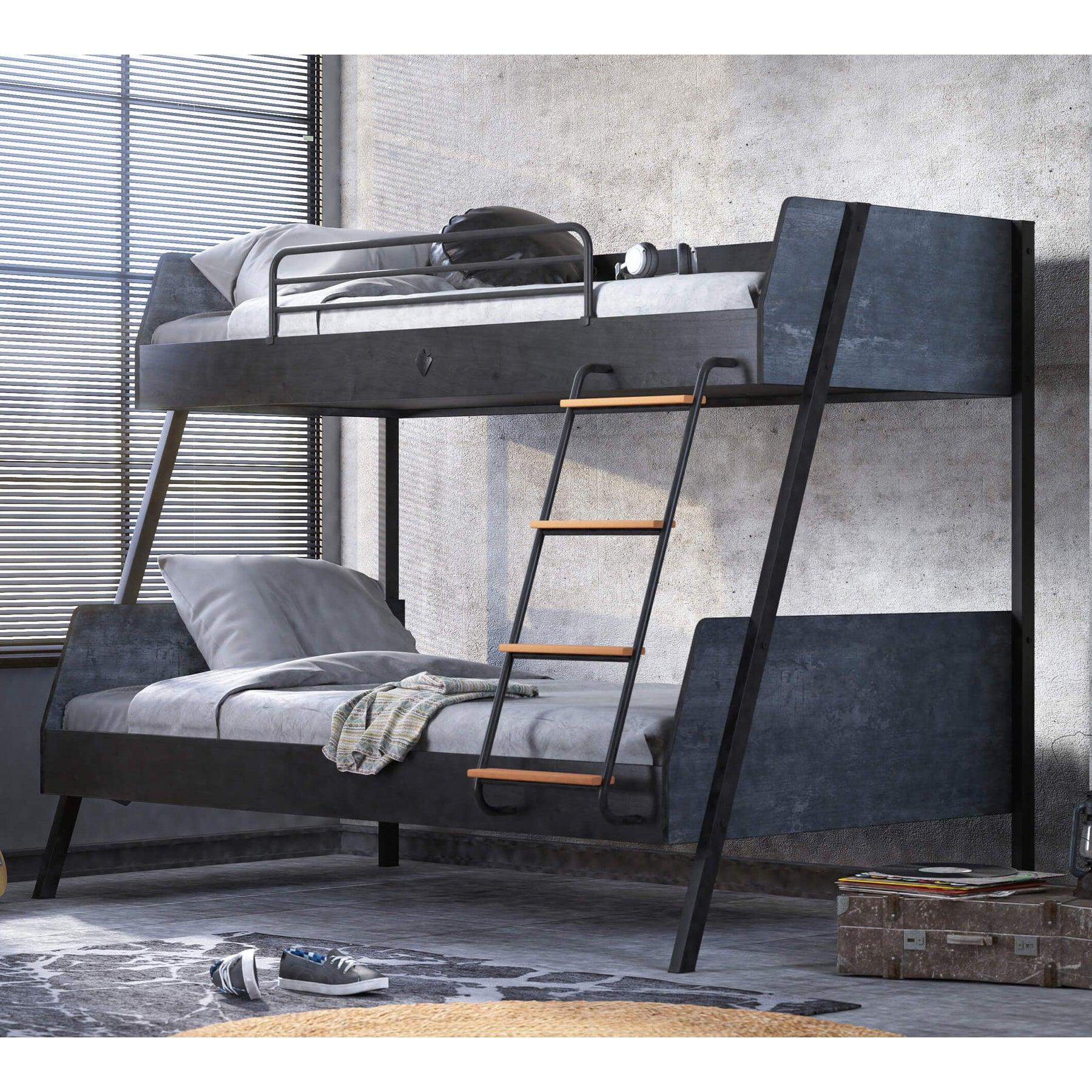 Cilek Dark Metal Large Bunk Bed (90x200-120x200 cm) - Kids Haven