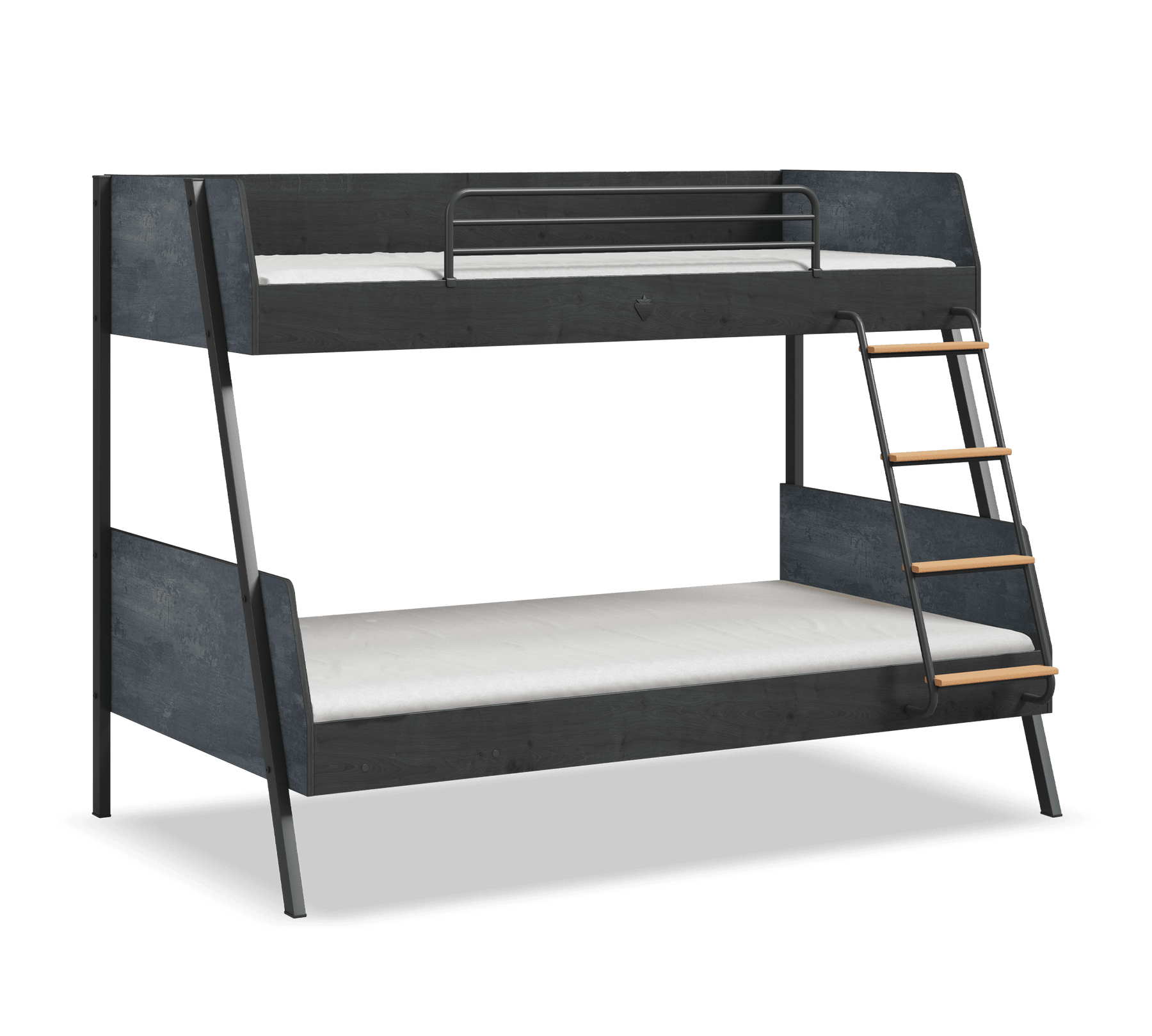 Cilek Dark Metal Large Bunk Bed (90x200-120x200 cm) - Kids Haven