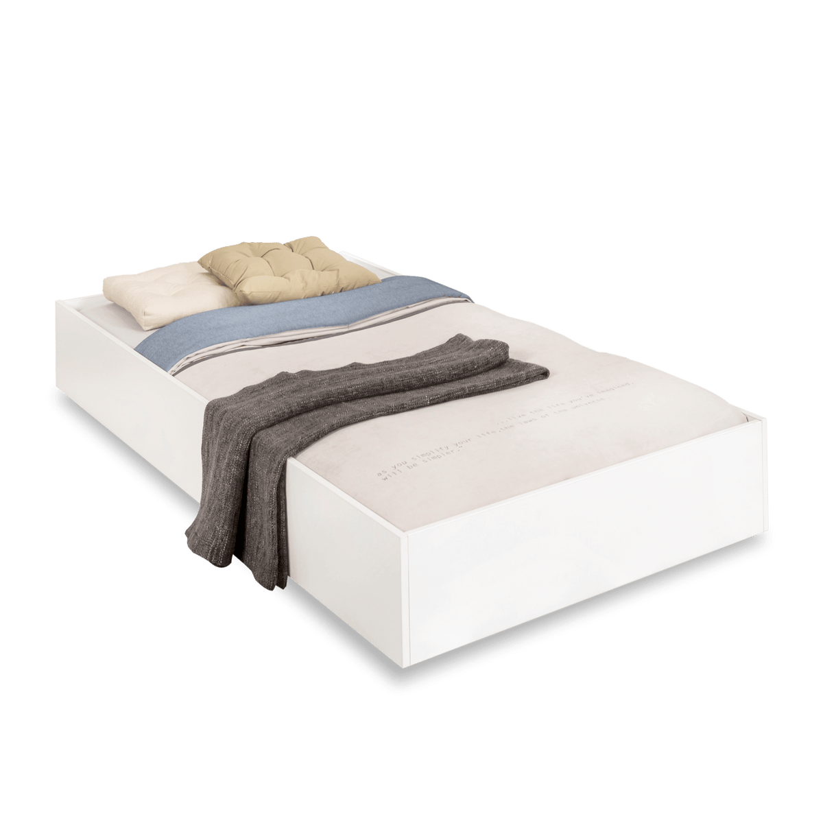 Cilek White Pull-Out Bed (90X190 Cm) - Kids Haven