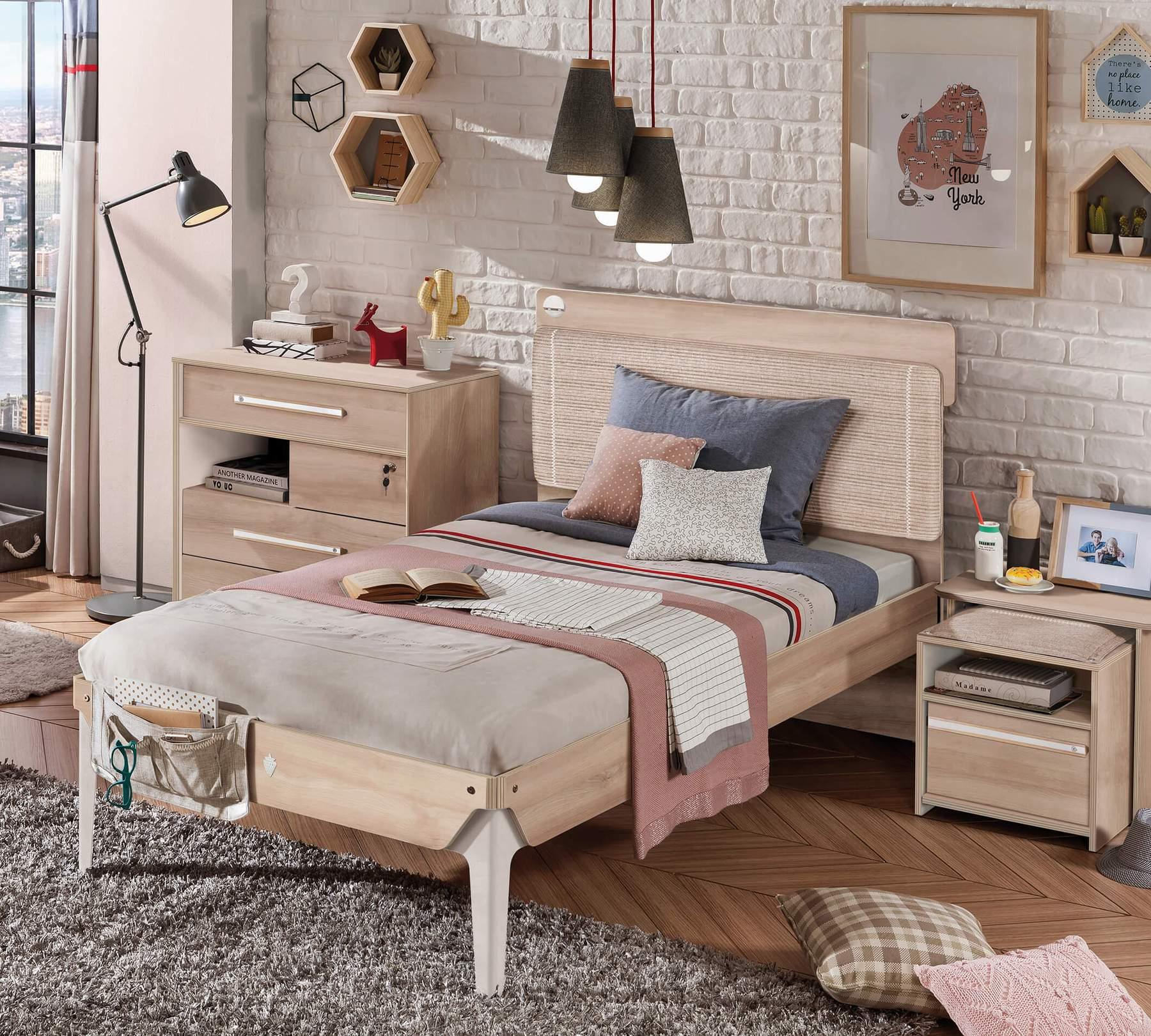 Cilek Duo Line Bed (100X200 Cm Or 120X200 Cm) - Kids Haven